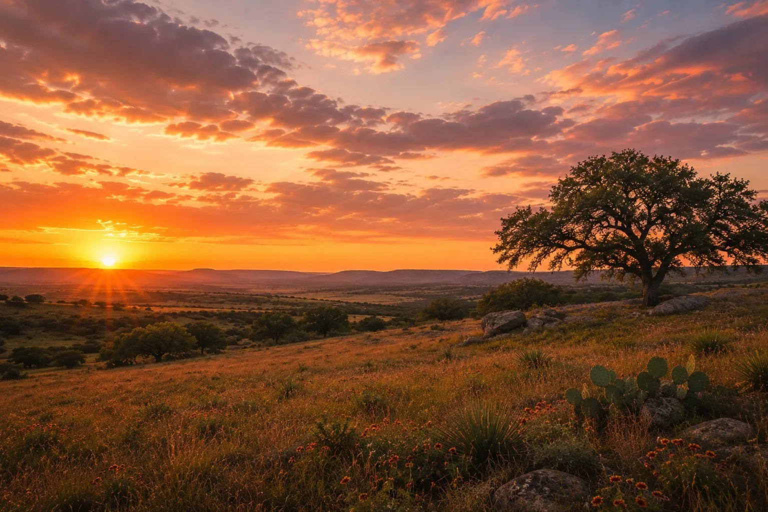 Texas sunset